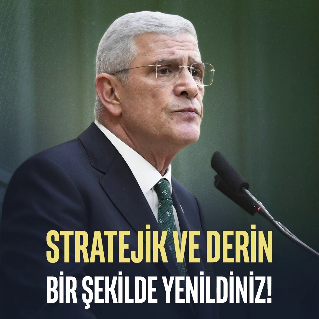 İYİ Parti Genel Başkanı Dervişoğlu: 