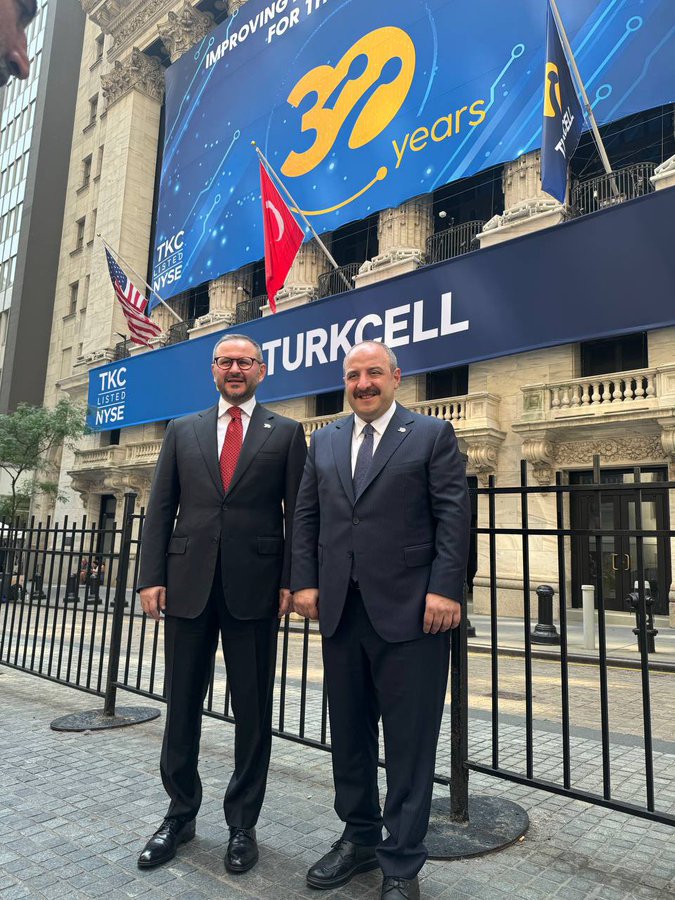 Turkcell 30. Yılını New York Menkul Kıymetler Borsası'nda Kutladı