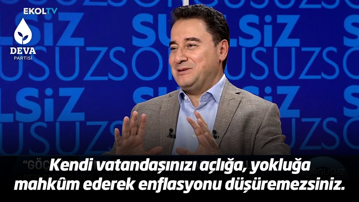 Ali Babacan'dan Açlık Sınırı Uyarısı: 