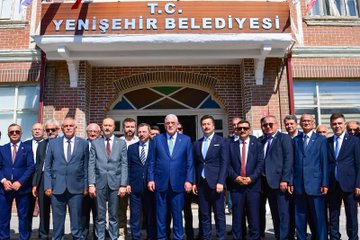 İYİ Parti'li Dervişoğlu'ndan Yenişehir'de Örnek Başkan Özel'e Ziyaret