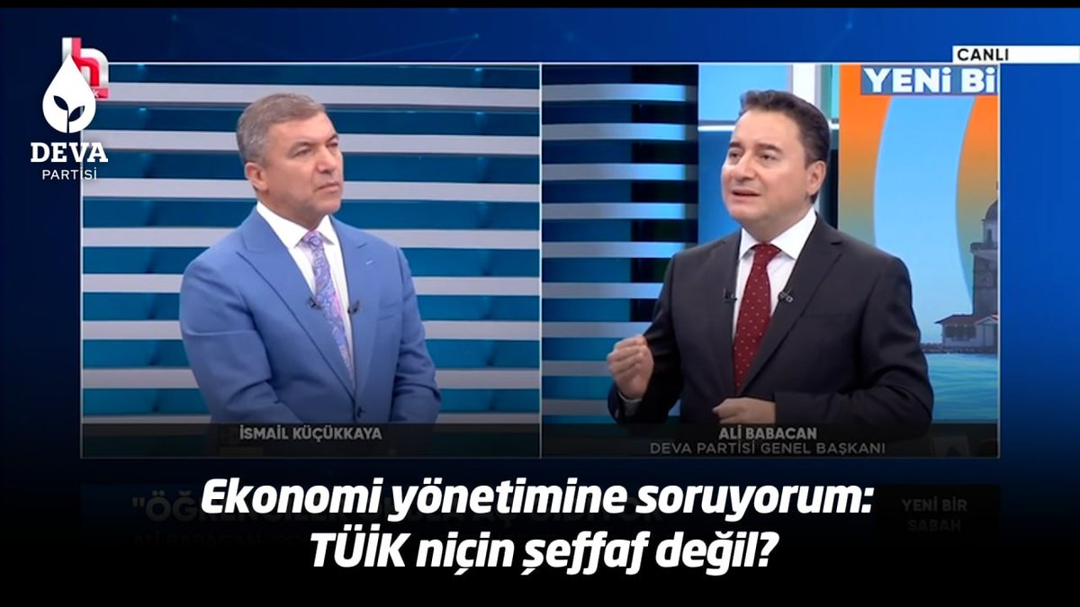 Ali Babacan'dan Ekonomi Yönetimine Şeffaflık Eleştirisi