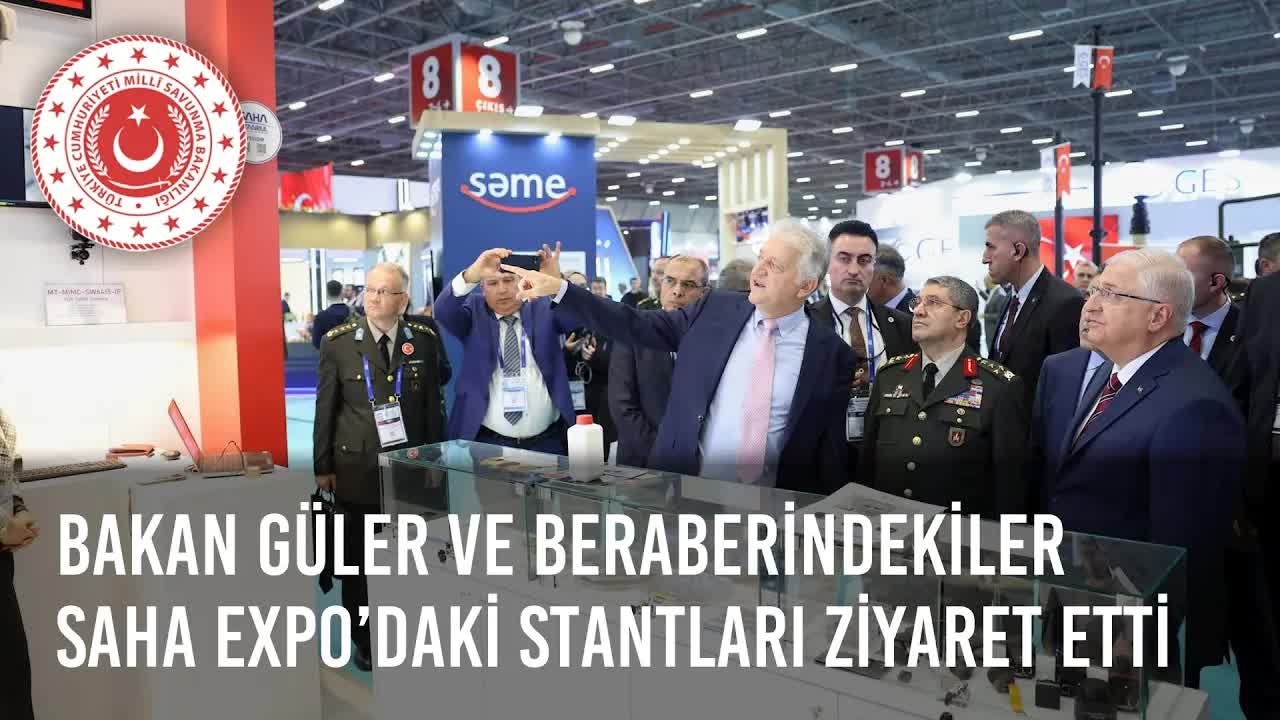 Milli Savunma Bakanı ve Komutanlardan SAHA EXPO'ya Ziyaret