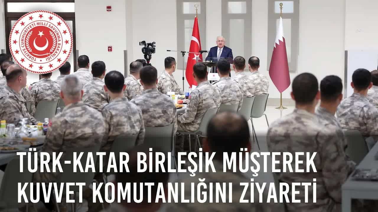 Millî Savunma Bakanı Güler'den Katar Ziyareti: Mehmetçiklere Moral Konuşması