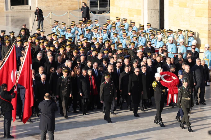 Cumhurbaşkanı Erdoğan ve Devlet Erkânı 10 Kasım’da Anıtkabir’de Atatürk'ü Andı